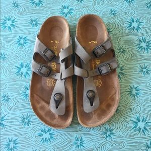 BIRKENSTOCK Women’s blue/grey sandals size 6 (36)